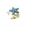 Misis silver ring with star AN03292 BL