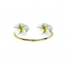 Misis bracelet in silver gilt, with flowers BR07780BI