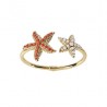 Misis silver bracelet with starfish BR07769RO