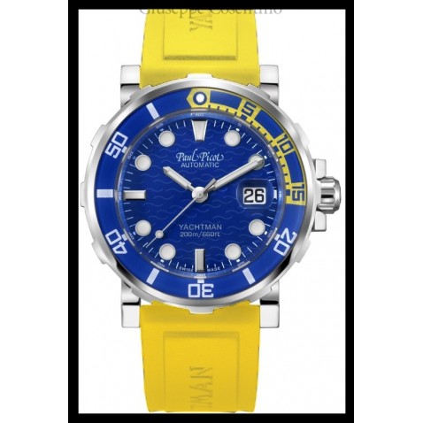 Paul Picot Orologio Automatico Yachtman 3 Classic 1151ZLG/C Paul Picot Orologio Automatico Yachtman 3 Classic 1151ZLG/C