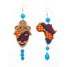 Lebole Africa earrings big blue