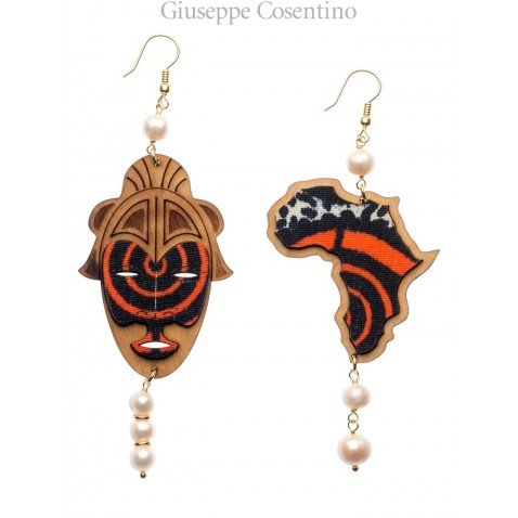 Lebole Orecchini Africa grande perla Lebole Orecchini Africa grande perla