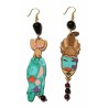 Lebole Africa earrings big violet