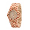 Orologio donna wewood.DATE HEART BEIGE