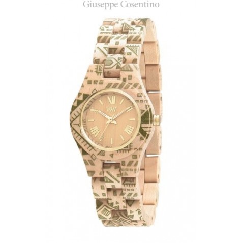 Orologio donna wewood.CRISS ETNO BEIGE 