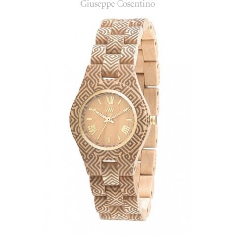 Orologio donna wewood.CRISS ARABESQUE BEIGE